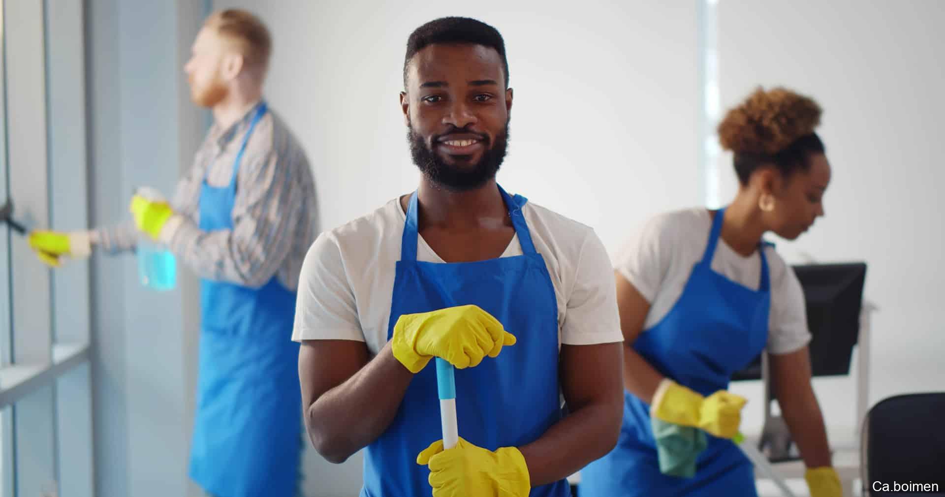 Cleaning-service-manager-smiling-at-the-camera